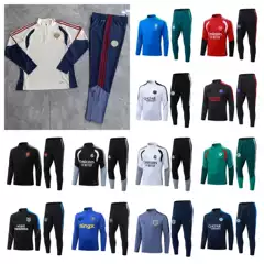 26 World Cup Football Uniforms National Team Brazil Training Uniform Long-Sleeved Suit Real Madrid England Italy France