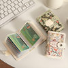 New Floral Oil Painting Card Holder for Women, Vintage Style Multi-Card Slot Bank Card Id Large Capacity Card Holder