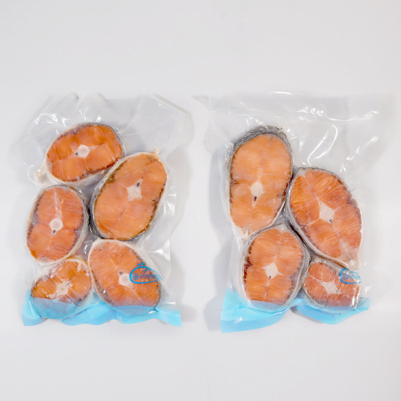 Chilean Salmon Tail Section 500g Atlantic Salmon Fillet Sashimi Seafood Wholesale Frozen Deep-Sea Wild