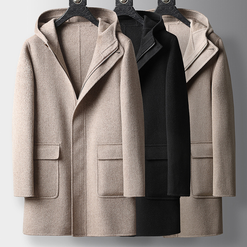 Áo Khoác Nam Mũ Liền Hàng Mùa Xuân Thu Đông