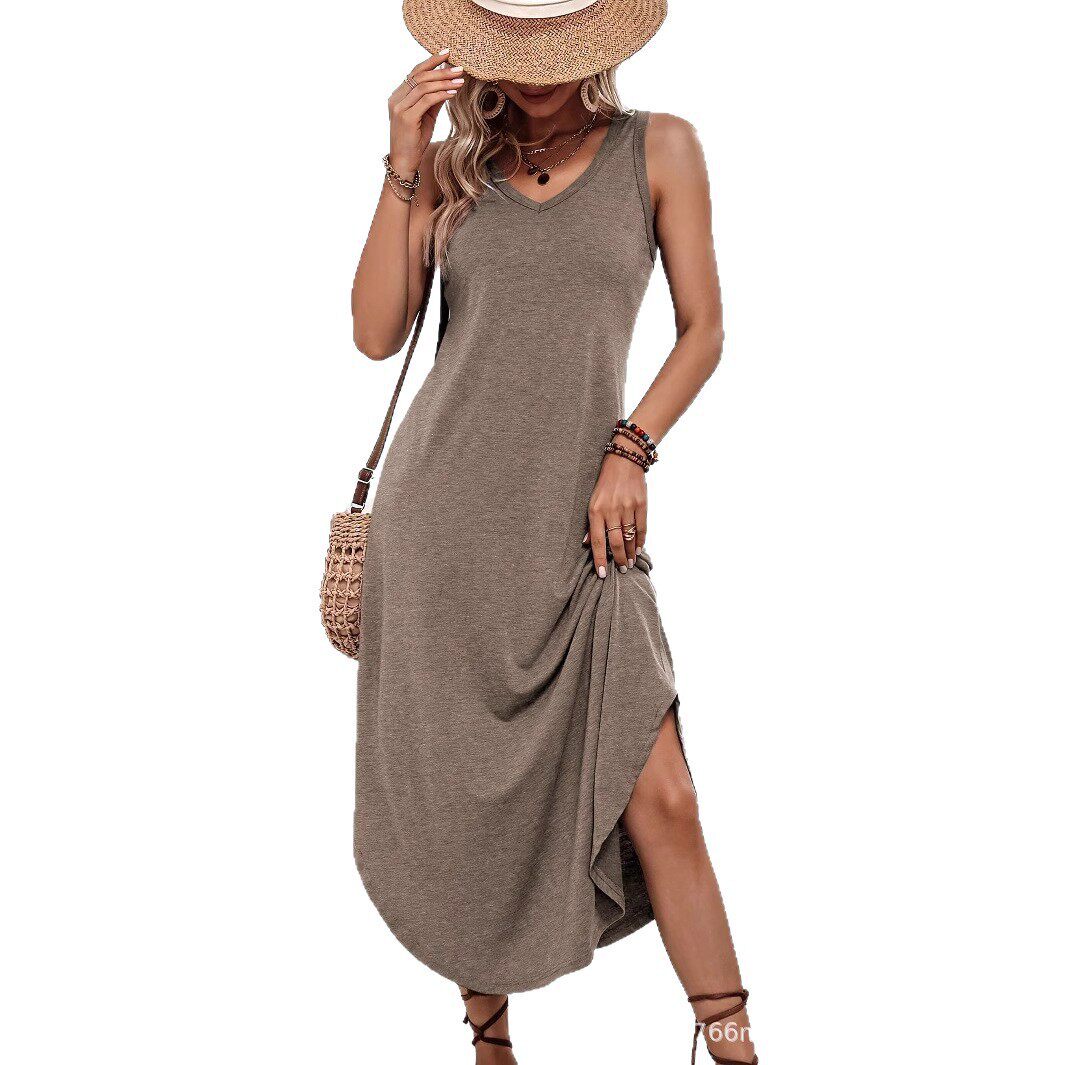 Women's Printed Sleeveless Dresses