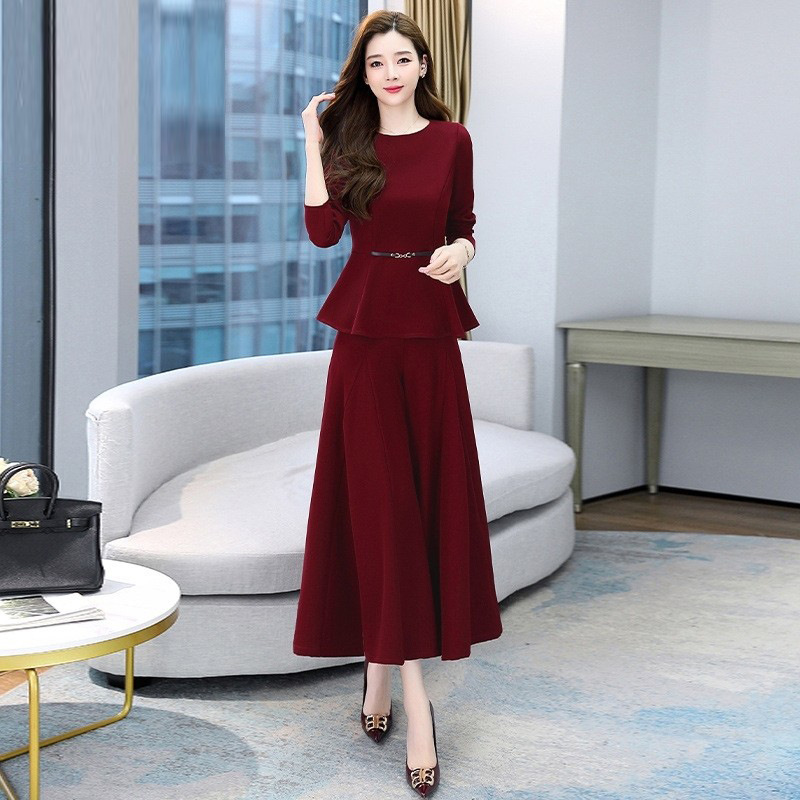 (Mới) Mã L3488 Giá 1780K: Đồ Bộ Nữ Wotdyi Cả Bộ 2 Món Hàng Mùa Xuân Thu Đông Trung Niên Dùng Trong Lễ Cưới Thời Trang Nữ Chất Liệu G05 Sản Phẩm Mới, (Miễn Phí Vận Chuyển Toàn Quốc).