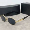 Gold frame-black gray