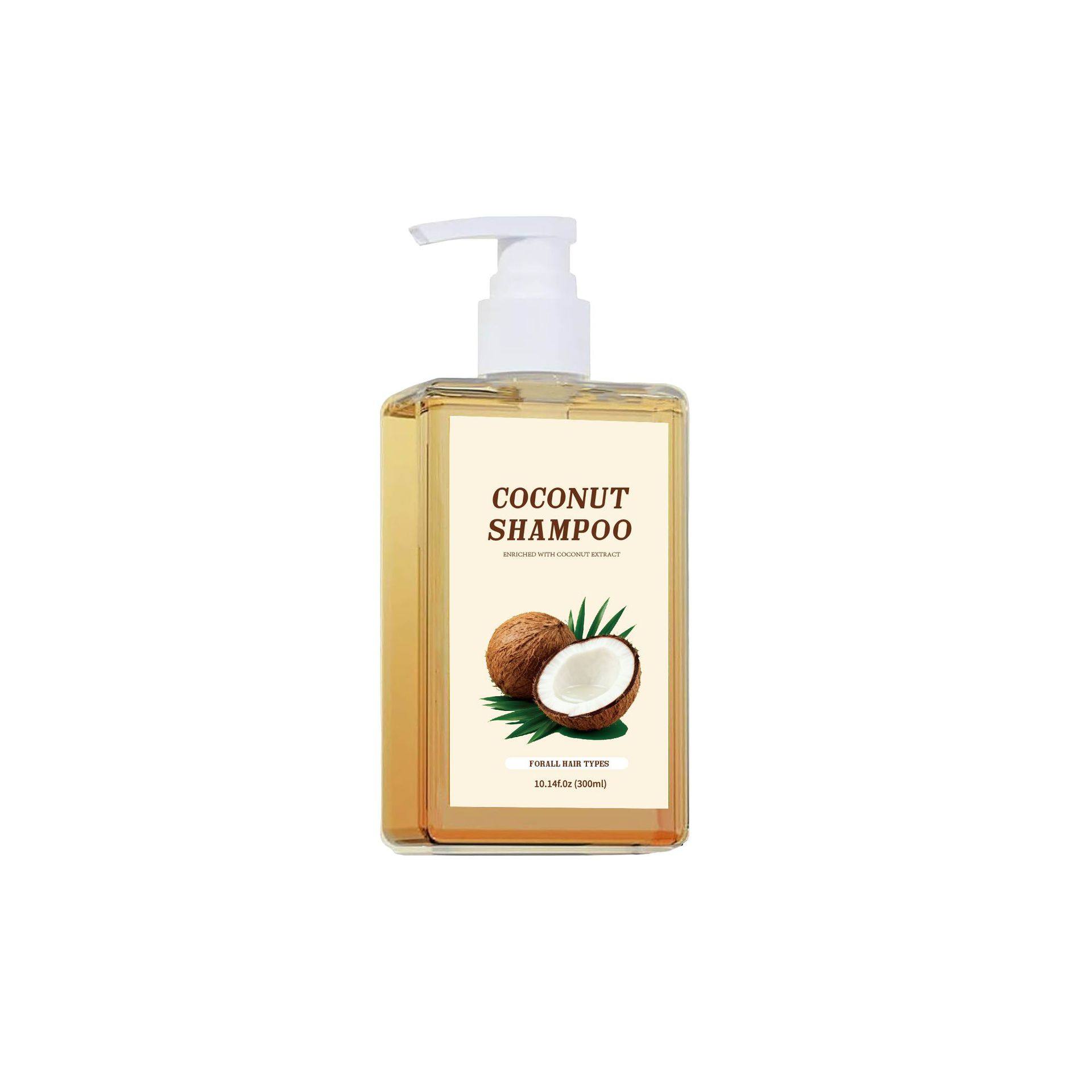 Cross-Border Coconut Moisturizing Shampoo Moisturizing Amino Acid Anti-Dandruff Shampoo Coconut Shampoo Cream Care Foreign Trade