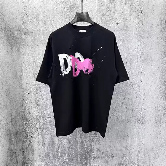 Luxury High-End Version Cross-Border Do Brand, Influencer-Approved Fashion Letter Print Logo T-Shirt, Short-Sleeve Unisex Style