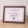 Business License Certificate Photo Frame A4 Frame Tax Registration Document Frame A3 Certificate Authorization Letter Outer Frame Photo Frame Wooden
