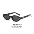 Black frame black-gray lenses