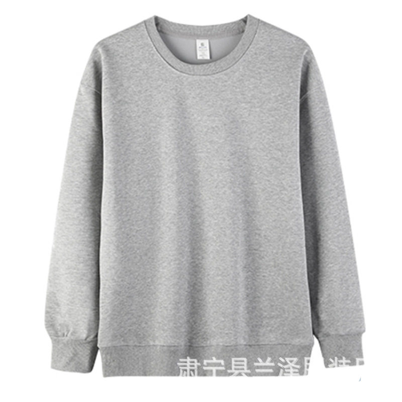 Factory in stock Chinese cotton crew neck men's and women's vests autumn and winter new 320G classic trend Joker solid color coat