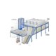 I-shaped steel structure cabinet shelf two-story attic platform intelligent warehouse building heavy-duty storage steel shelf