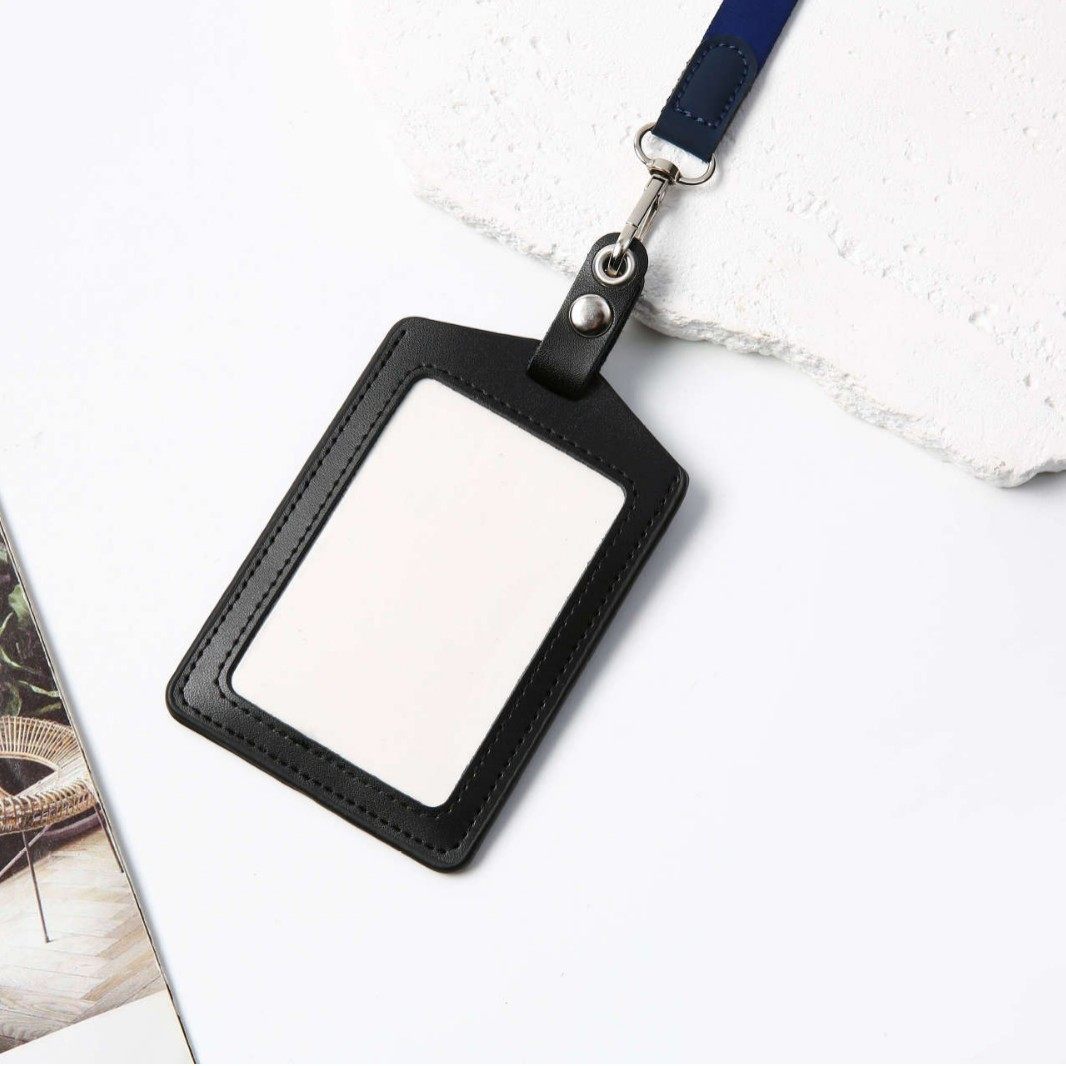 Emergency Rescue Work Id Card Holder Rescue Team Card Holder Genuine Leather Charity Protective Cover with Lanyard Card Holder Customization