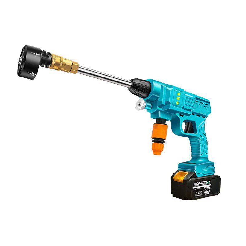 Wireless car washing machine high-pressure car washing water gun household portable rechargeable high-power lithium battery water pump cleaning god
