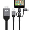 Suitable for Apple Android Type-C to Hdtv Hd Cable Three-In-One Mobile Phone Same-Screen Cable Projection Cable Adapter Cable