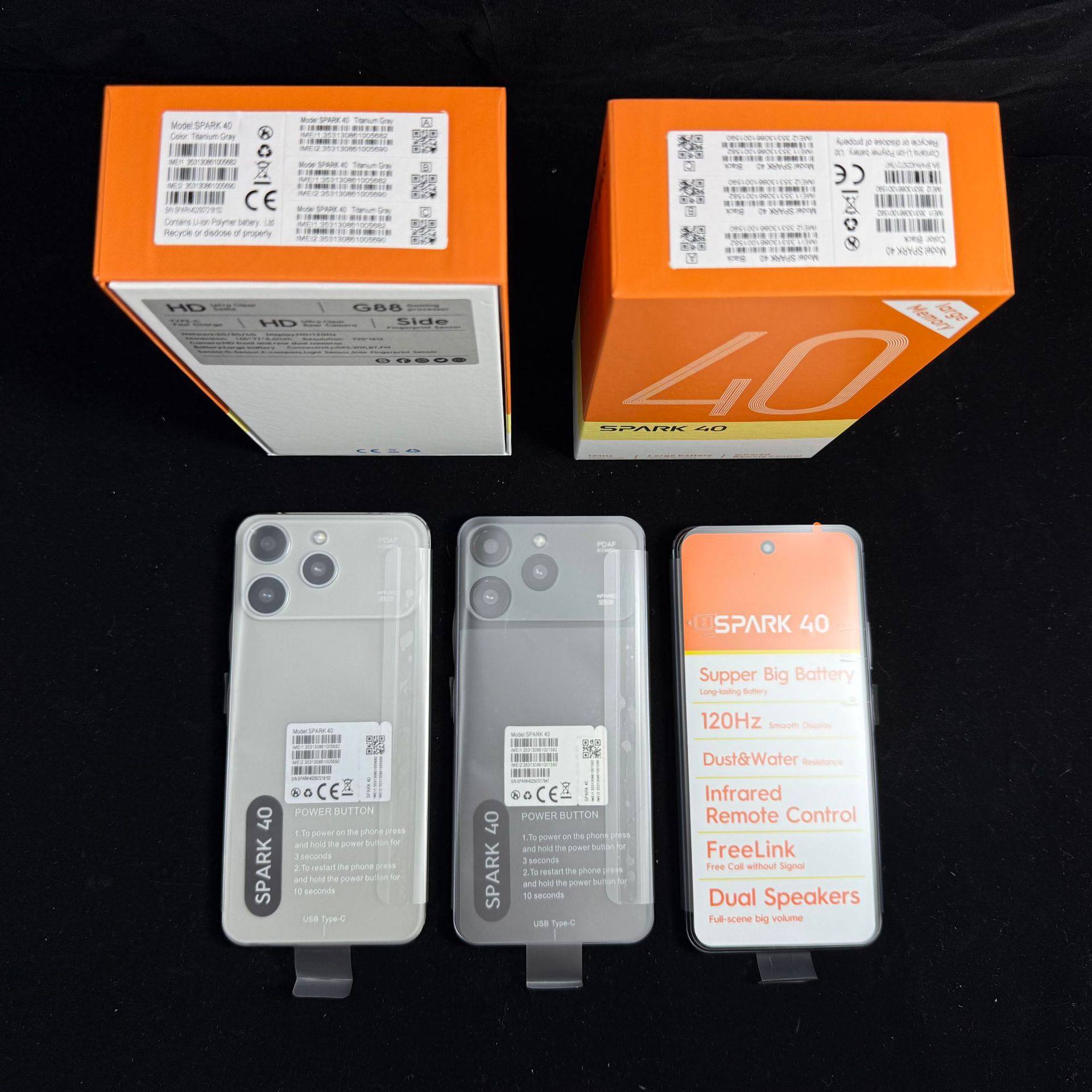 SPARK 40 - трансграничная электронная коммерция, хит продаж, смарт-смартфон Android true 4G, новый смартфон spot объемом 16 + 1 ТБ Изображение 1