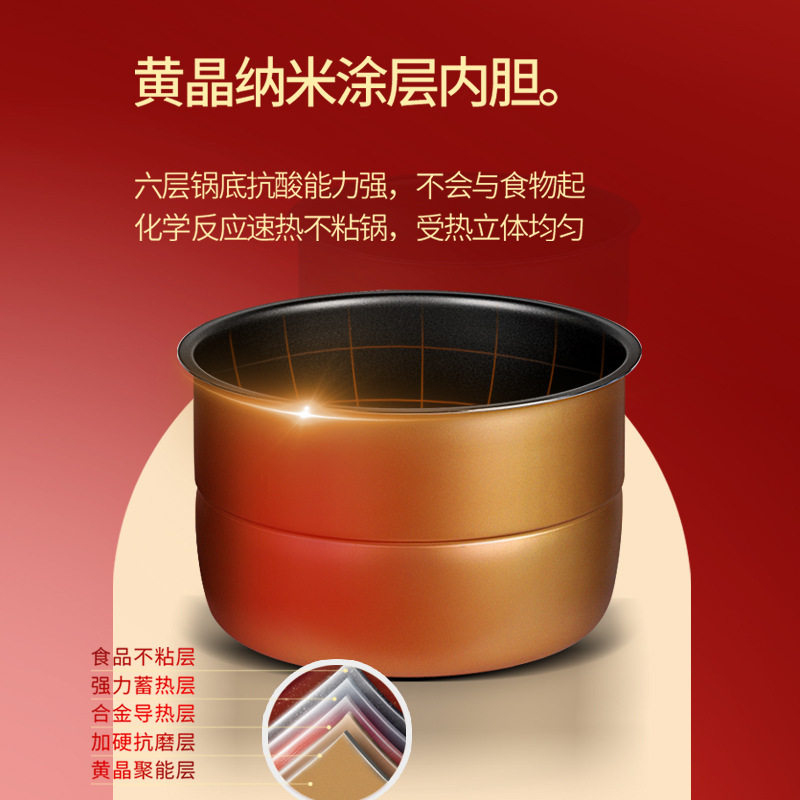 Chef Liao's Commercial Electric Pressure Cooker 8L-60L Large Capacity Pressure Cooker Multifunctional Rice Cooker for Canteens and Restaurants