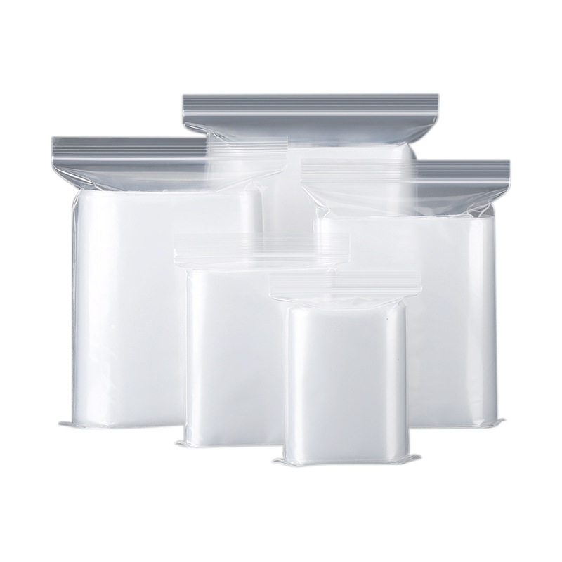 Pe Self-Sealing Bags, Transparent Sealing Bags, Wholesale Thickened Plastic Bags, Packaging Bags, Waterproof and Dustproof Bags, 20 Silk Food Bags
