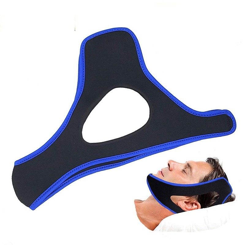 Anti-Snoring Artifact Bandage Anti-Snoring Device Diving Material Triangle Belt Aid Snoring Turn-over Mouth Breathing Corrector