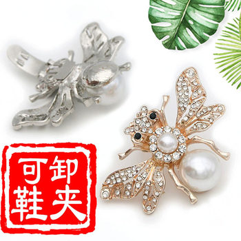 Ebay Women's Shoes Upper Decoration High Heel Accessories Bee Detachable Shoe Flower Shoe Buckle Decoration Animal Shoe Clip