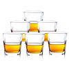 Thickened Whiskey Glass Household Crystal Glass Wine Glass Square Cup Only Set Factory Supply Chain Wholesale