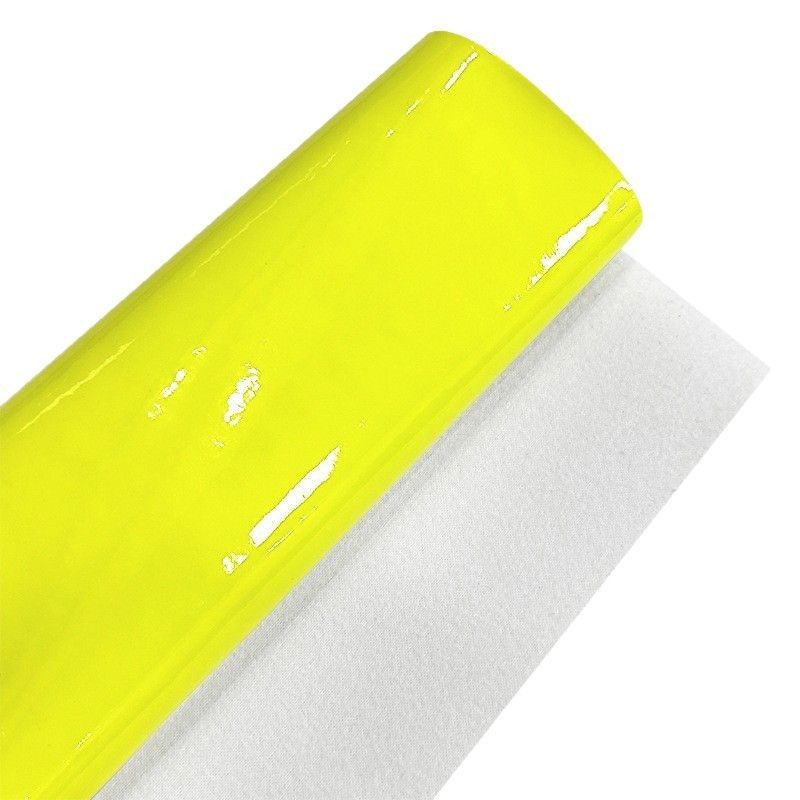 Factory Direct Sales 0.7mm Mirror Leather Fur Bottom High Gloss Soft Mirror Pu Leather Fabric Luggage Handbags Shoes Furniture Leather