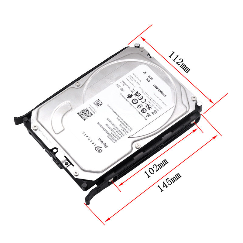 酷冷3.5寸支架导轨滑轨道电脑机箱卡扣一对免螺丝安装