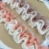 New high quality pearl chiffon two-color agaric lace curtain cuff accessories diy handmade clothing accessories