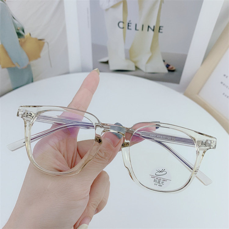 2021 New Little Red Riding Book Same Style Glasses Frame Plate Insert Myopia Frame Plain Anti-blue Light Plain Glasses