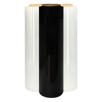 Stretch Film manufacturer self-adhesive film Black industrial plastic film transparent logistics coating PE winding film