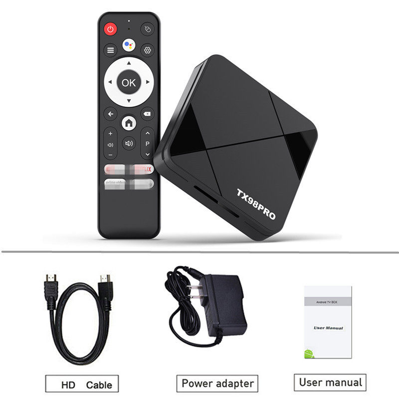 Tx98 Pro Set-Top Box Rk3518 2G/16G 4K Hd Box Wifi6 Android 14 Tvbox