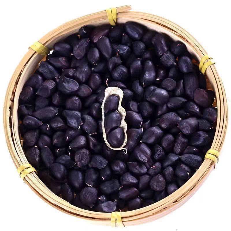 2025 New Selenium-Rich Black-Skinned Peanuts, Black Peanuts, Pure Black Raw Shelled, High-Quality Seeds, Specialty Products, Free Shipping