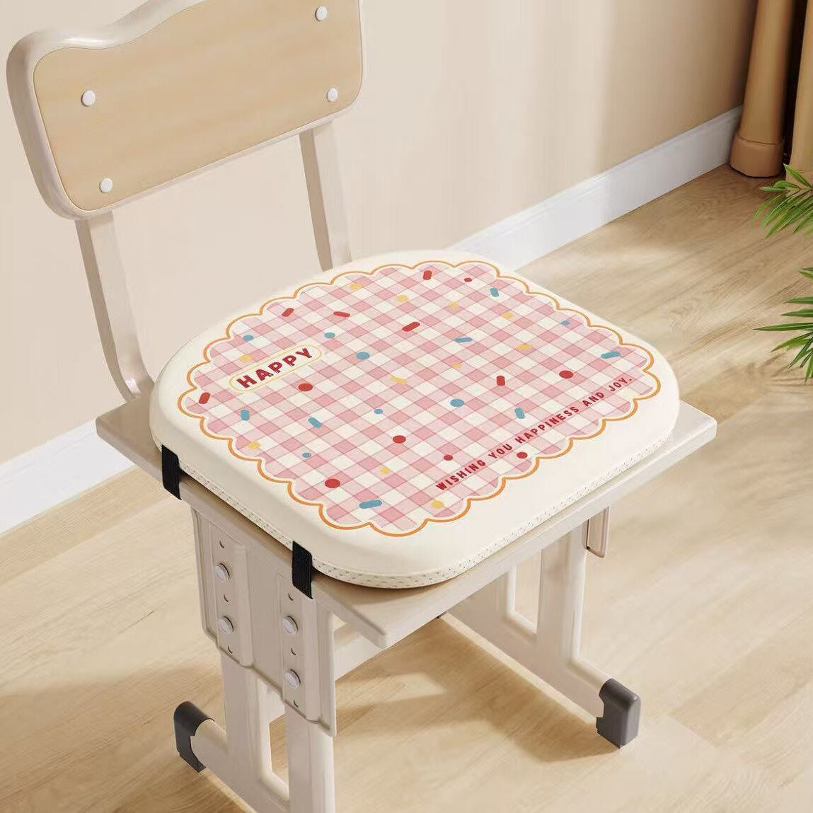 Thickened Student Cushion Memory Foam Rectangular Chair Bench Classroom Learning Non-Slip Special Stool Cushion Wholesale