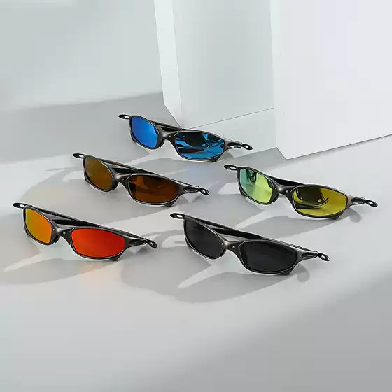 Xmetal Juliet X Metal Juliet Sand Gun Cycling Glasses Coated Polarized Sunglasses Can Be Concave