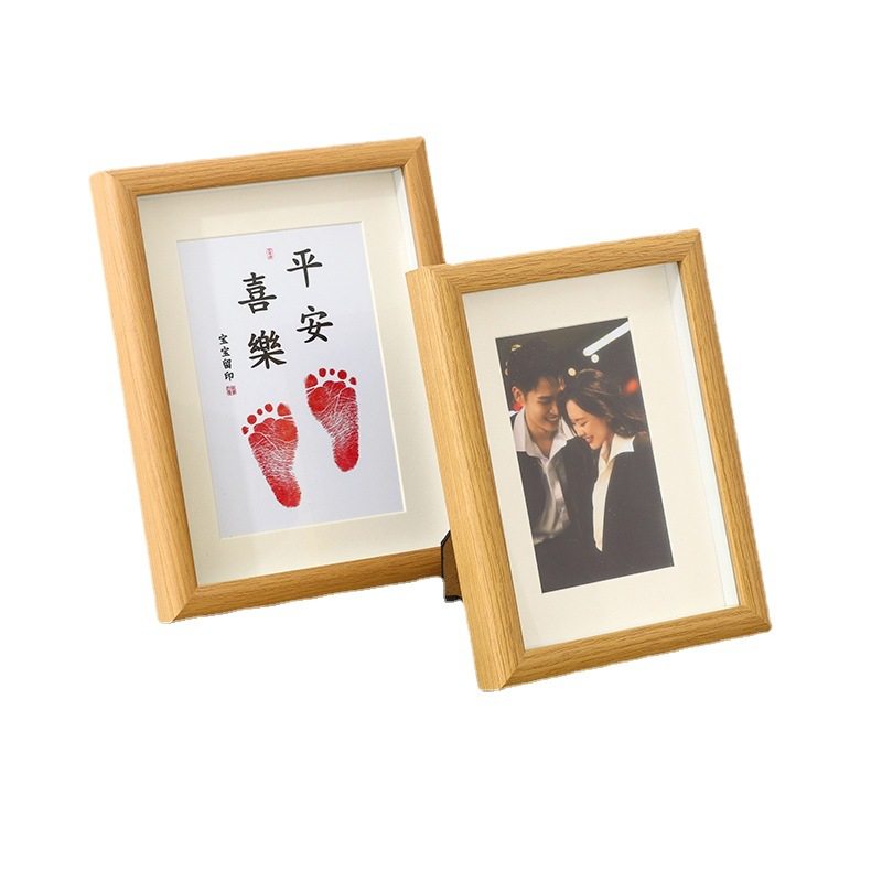 Photo frame table factory wholesale wooden picture frame 5 inch 6 inch 7 inch 8 inch 10 inch three-dimensional hollow creative
