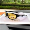 Black frame with yellow lenses (day/night dual-use)