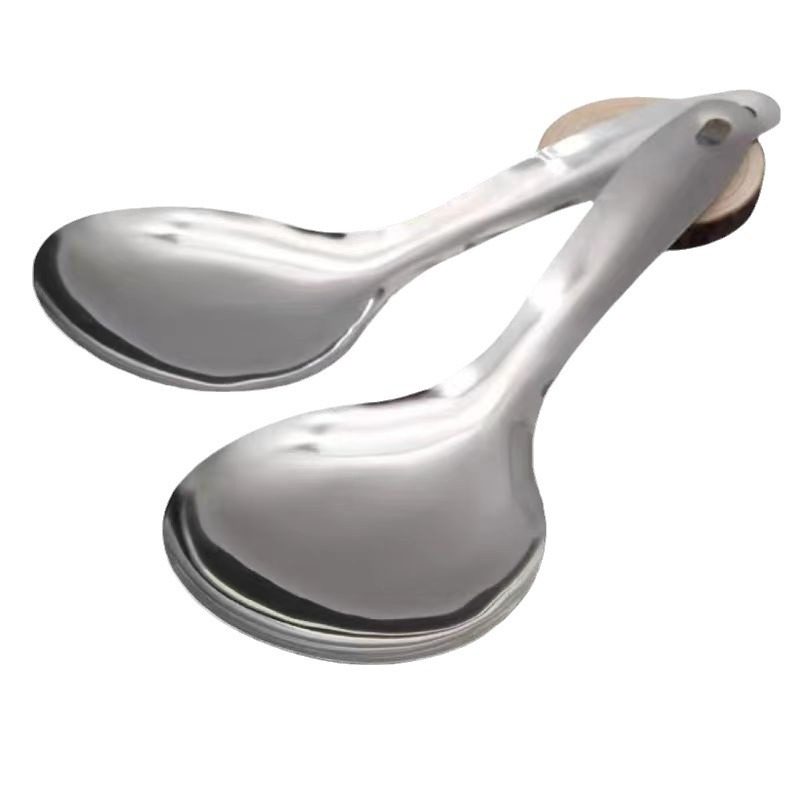Stainless Steel Rice Spoon, Household Rice Large Shovel, Rice Scoop, Enlarged Rice Spoon, Tofu Brain Spoon, Serving Spoon