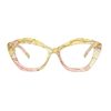 Cross-Border New Asymmetrical Marble Pattern Anti-Blue Light Flat Mirror European and American Fashion Plain Glasses Frame Bl6812