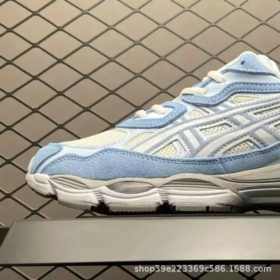 New Gel-Nyc Wear-Resistant Mesh Splicing Breathable Dad Shoes Outdoor Non-Slip Cushioning Low-Top Running Sneakers