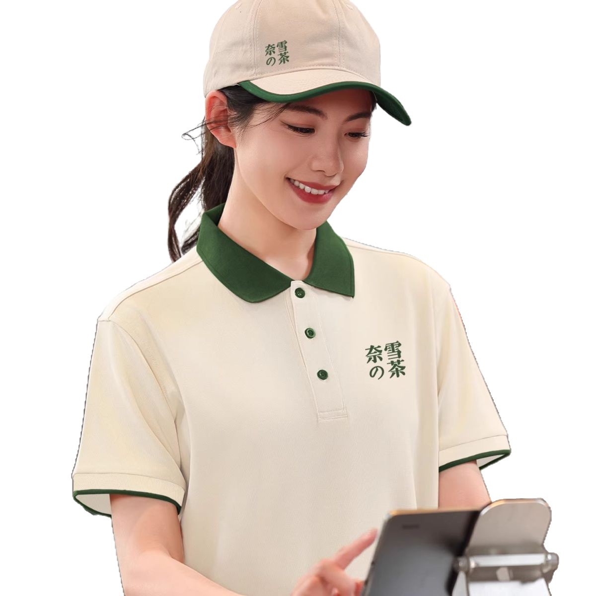Ice Silk Polo Shirt Lightweight Short Sleeve Custom Logo Ideal for Summer Work Uniforms Wholesale Available