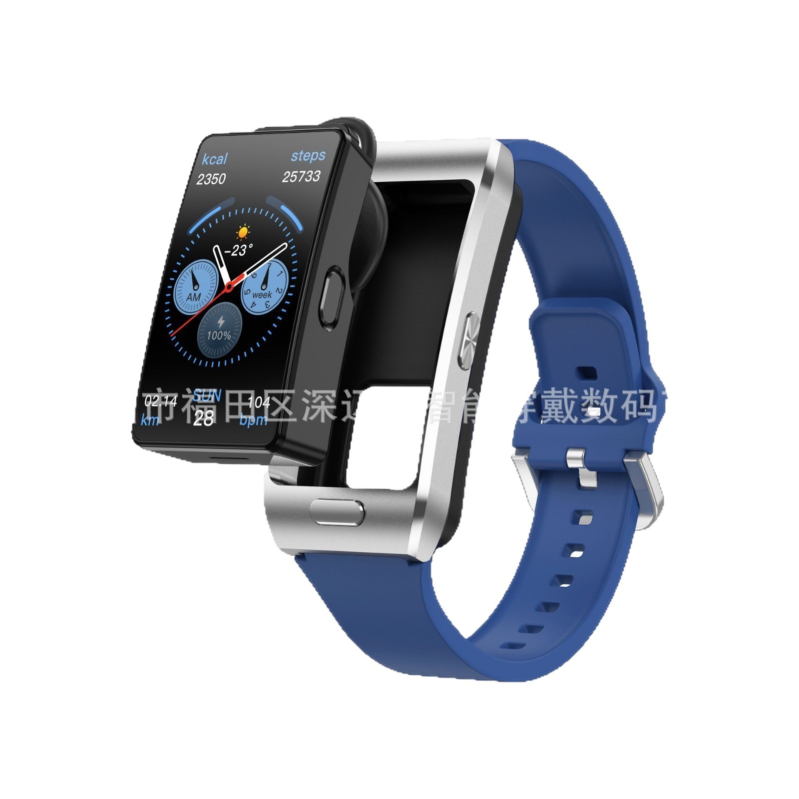New Product Z15Max Headset Smart Watch Two-In-One Separate Call Bracelet 1.08inch Screen Heart Rate Detection