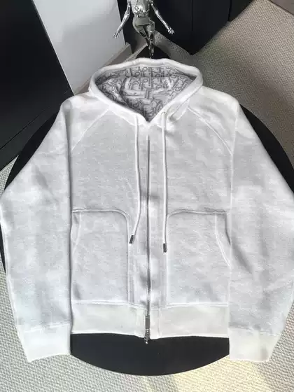 Trendy High-End D Brand Cashmere Vintage Logo Knit Jacket with Double-Sided Two Pockets, Finely Crafted Unisex Jacket