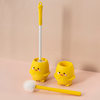 Toilet Brush for Home Use, Bathroom Cleaning Brush with Long Handle, Toilet Cleaning Set, Cartoon Toilet Brush