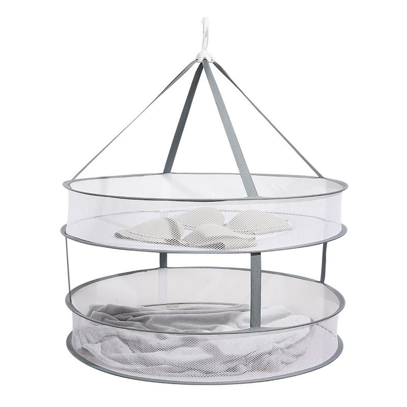 Multi-layer clothes drying net socks artifact clothes drying basket household sweater special clothes drying rack cashmere sweater tile net pocket