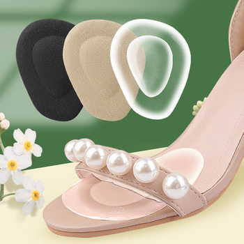 Gel Forefoot Pad Half Size Pad Women's High Heel Pad Thickeneded Non-Slip Transparent Insole Soft Pad Summer