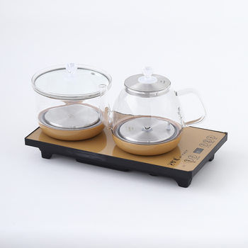 Fully Automatic Bottom Water Kettle Electric Water Kettle for Making Tea and Making Tea Household Pumping Insulation Water Boiler Tea Table Set