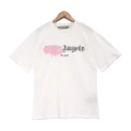 White with Pink Print