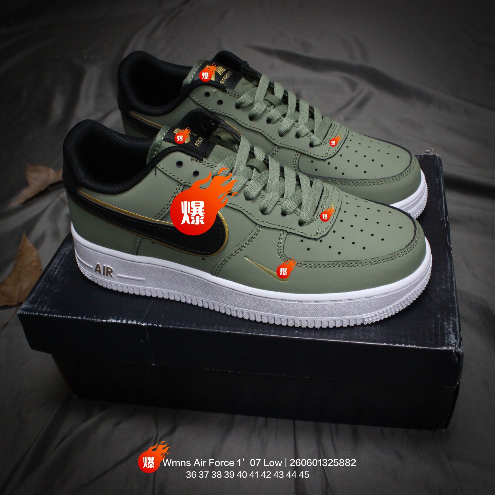 men’s and women’s Air Force One casual sports sneakers