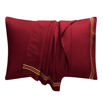 Foreign Trade Cross-Border Best-Selling Amazon Aliexpress Supply Plain Brushed Pillowcase Embroidered Pillowcase Pillowcase