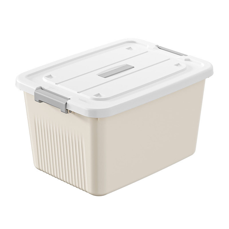 Storage Box Organizer with Wheels for Home Daily Use Toys Clothes Large Capacity Plastic Storage Box with Lid Wholesale