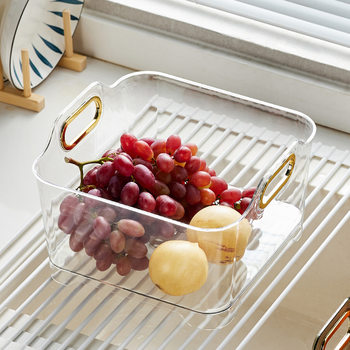 Kitchen Vegetable Washing Basket Vegetable Washing Artifact Household Transparent Vegetable Washing Basin Draining Basket Wash Fruits and Vegetables Sink Wash Bowl and Chopsticks Basin