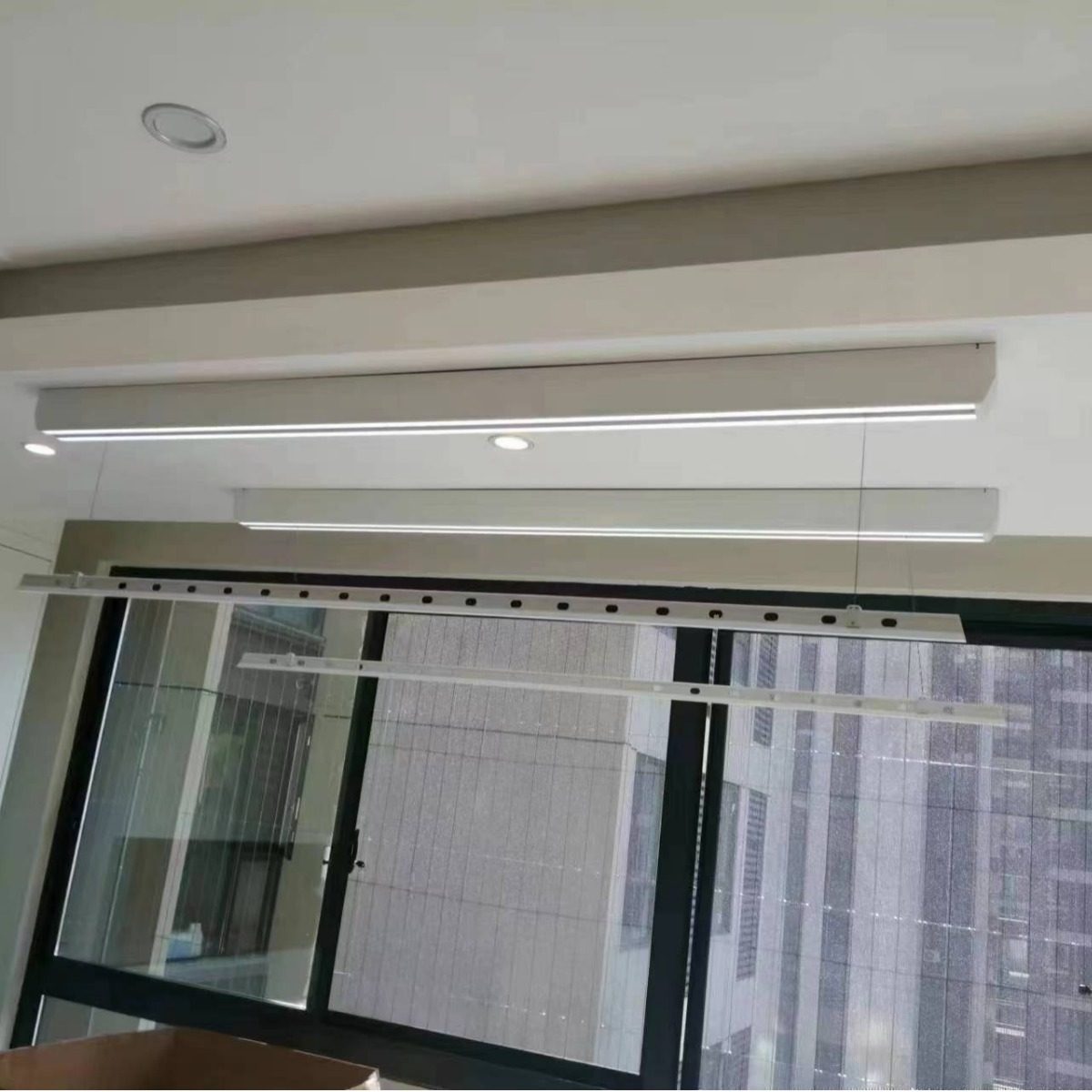 Open-mounted electric drying rack invisible intelligent drying rack wireless voice voice control drying rack