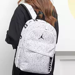 Dropshipping High-Quality Jordan Aj Flyer Metal Buckle Backpack Student School Bag Computer Bag Same Style for Men and Women